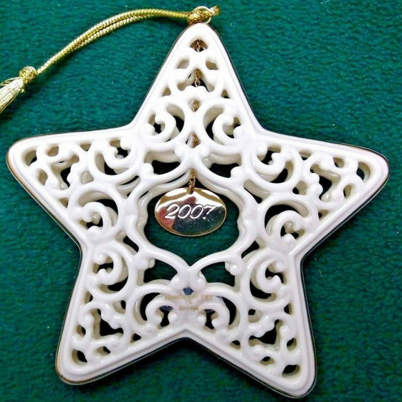 Lenox 2007 Annual Star of Lace with Date Tag NEW - Picture 1 of 5